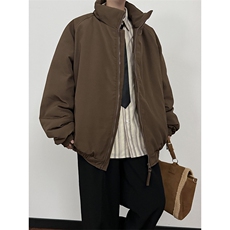 现货立领棉衣男士美式复古加厚外套潮牌工装棉服M056-P76，男装棉衣，星座308B-2