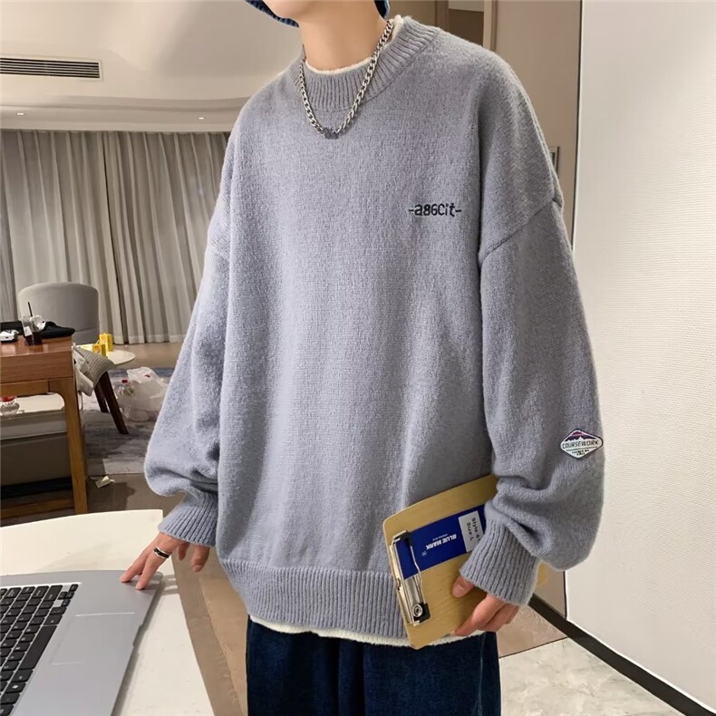 高质量秋冬季毛衣男士加厚线衣男针织衫男1354-P45,男装针织衫/毛衣,星座910-5