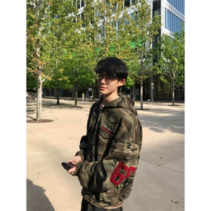 加绒加厚美式迷彩卫衣ZW0158-常规特批52-加绒特批57图片