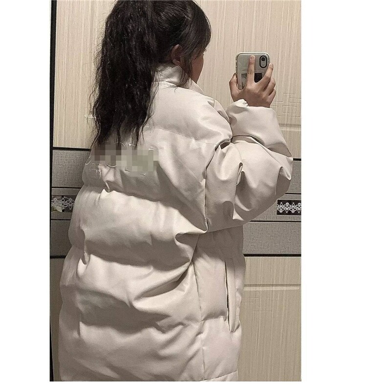 拉链标准纯色潮流新款潮青少年男女立领保暖pu皮字母刺绣棉服,男装棉衣,星座506A