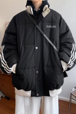 ！2024冬季新款男士撞色立领棉衣加厚保暖棉服外套MY211特P80，男装棉衣，电商B220