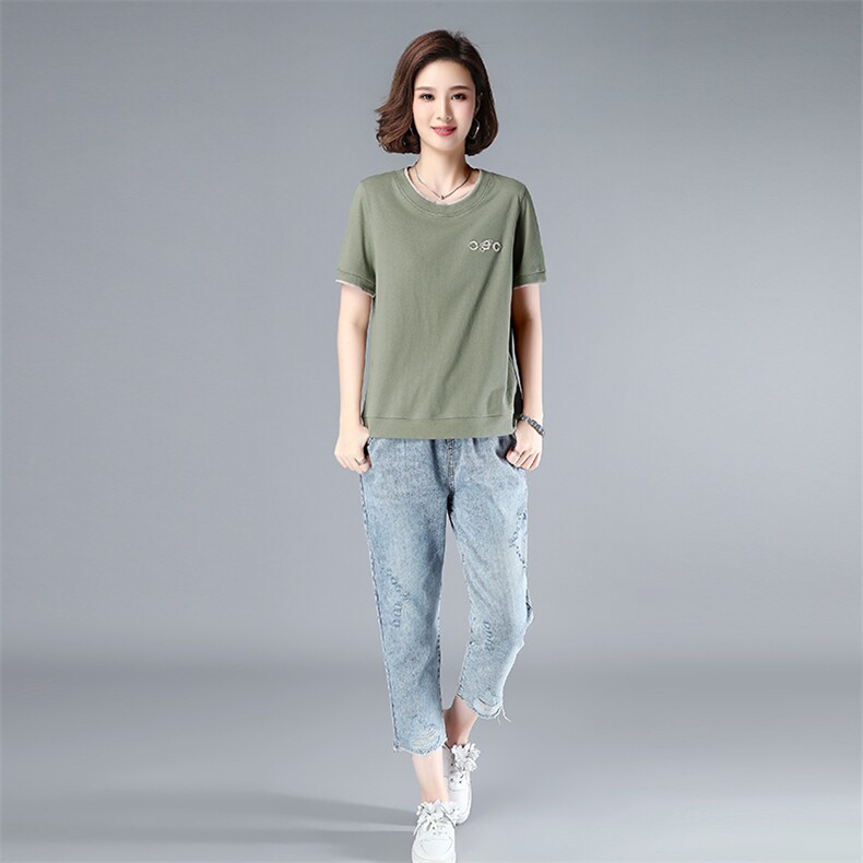 宽松百搭减龄套装/套裙通勤两件套个性,女装套装/套裙,独衣靓