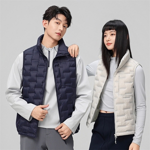 2025新款90绒子轻薄情侣装羽绒服秋冬男女款休闲轻薄羽绒服马甲图片