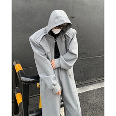 24秋冬男士设计感垫肩短款休闲运动卫衣套装TZ07-衣服p105裤子p68，男装休闲套装，电商B288