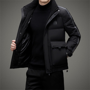 BAMJ-8951钱塘2020-2中年男士冬季厚款立领百搭简约羽绒服P220图片
