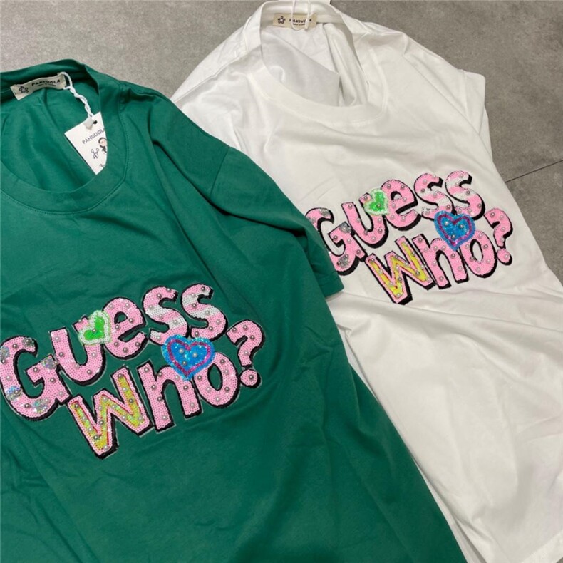 2022/夏装/短袖T恤NEW，女装T恤，潘朵拉