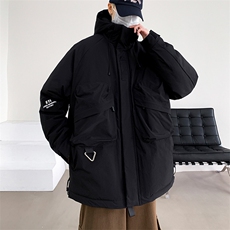 冬季保暖户外冲锋衣复古工装连帽棉衣MY9303-P130，男装夹克，电商A021