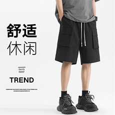2025年夏季新款男士工装短裤宽松休闲运动五分裤M-3XL-3015-特P38，男装牛仔裤，星座417-1（原电商B245）
