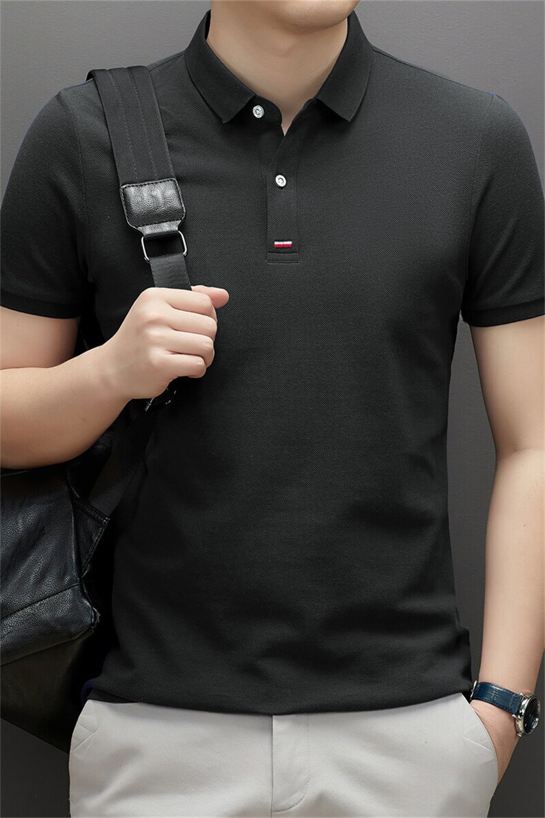 ZMS8962春夏男士新款短袖T恤青年修身翻领体恤休闲打底衫,男装T恤,电商B360