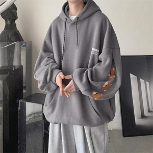 新款卫衣男休闲潮流ins新款连帽宽松百搭套头衫A068-MYWY11-TP35图片