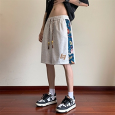 ！2025夏季新款男士风休闲短裤刺绣五分裤DK248特P25，男装休闲裤，电商B220