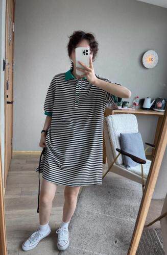 6981条纹字母裙，女装，续加 XJ