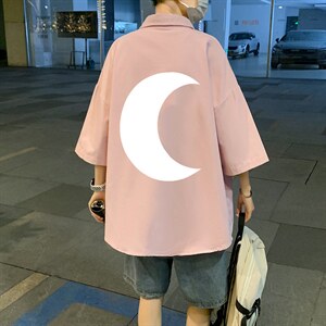 ！夏款港风冰丝衬衣男黑寸衫男白短袖衬衫男DXC273-P30图片