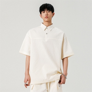 夏季短袖Polo衫男士2025新款休闲翻领T恤 A406 T6052 特P35图片
