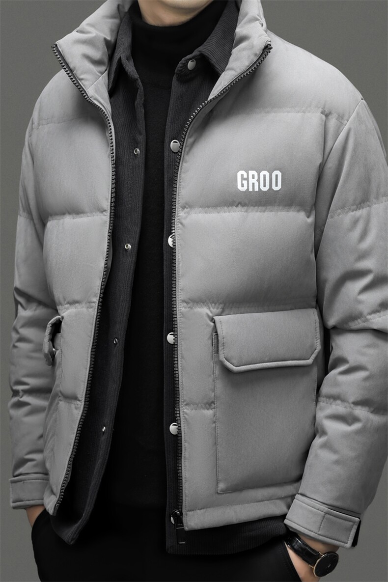 BZX6963钱塘2020-2百搭时尚休闲简约冬季厚款中年男士羽绒服P250,男装羽绒服,钱塘207-2