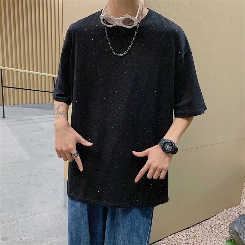 夏季潮牌男士短袖t恤男潮流上衣服情侣半袖体恤衫Y045P26,男装T恤,星座1116-2