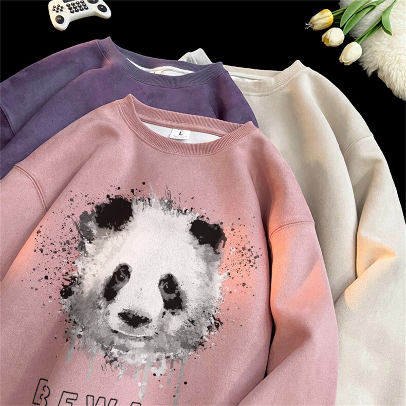 B02XZ517A-6P48新款麂皮绒宽松休闲卫衣,男装卫衣,星座517A-6