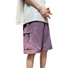 主推夏季工装短裤男宽松工装裤直筒情五分裤A436-6201-P35，男装牛仔裤，电商A436