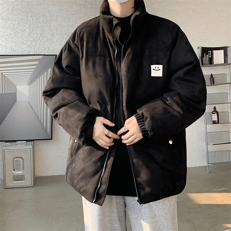 麂皮绒棉衣男大码立领棉袄子男羽绒棉服JM87316-P110,男装棉衣,电商A040