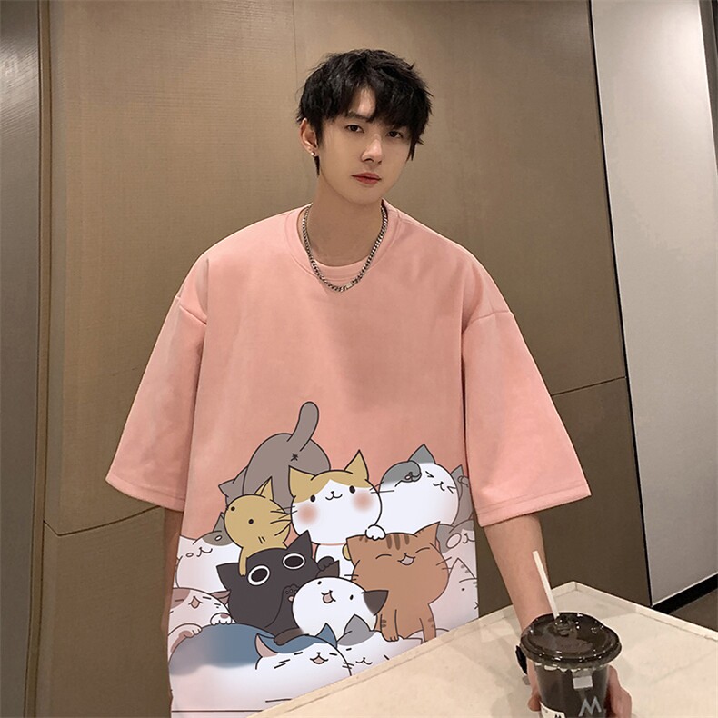 麂皮绒短袖t恤男大码半袖男JD82162-P25,男装T恤,电商A040