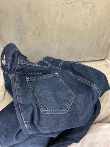 现货薄款牛仔裤版型超赞sml，女装牛仔裤，ADHERE