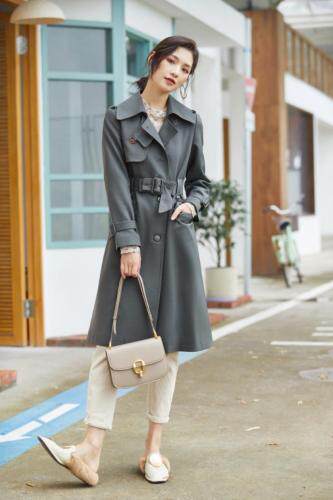 知性优雅又有内涵重塑曲线纽扣肩章经典延续，其它，千浪依族