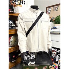 26春装高品质老钱风立领夹克外套男女美式潮牌拉链工装风宽松上衣，男装夹克，电商A486