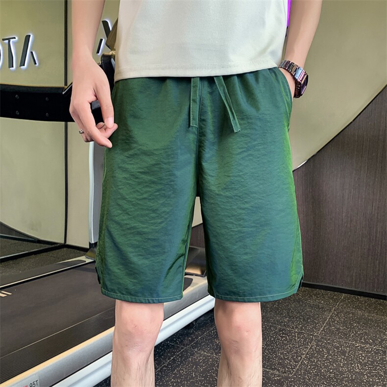 H626特P35552025夏季冰丝冰感超薄短裤男炫彩色五分裤裤子,男装牛仔裤,电商B340