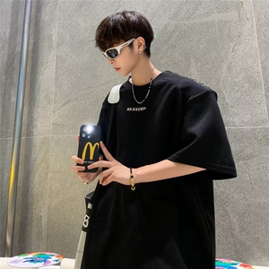 2024春夏季新款男休闲圆领短袖T恤【带垫肩】 AF12 P32图片