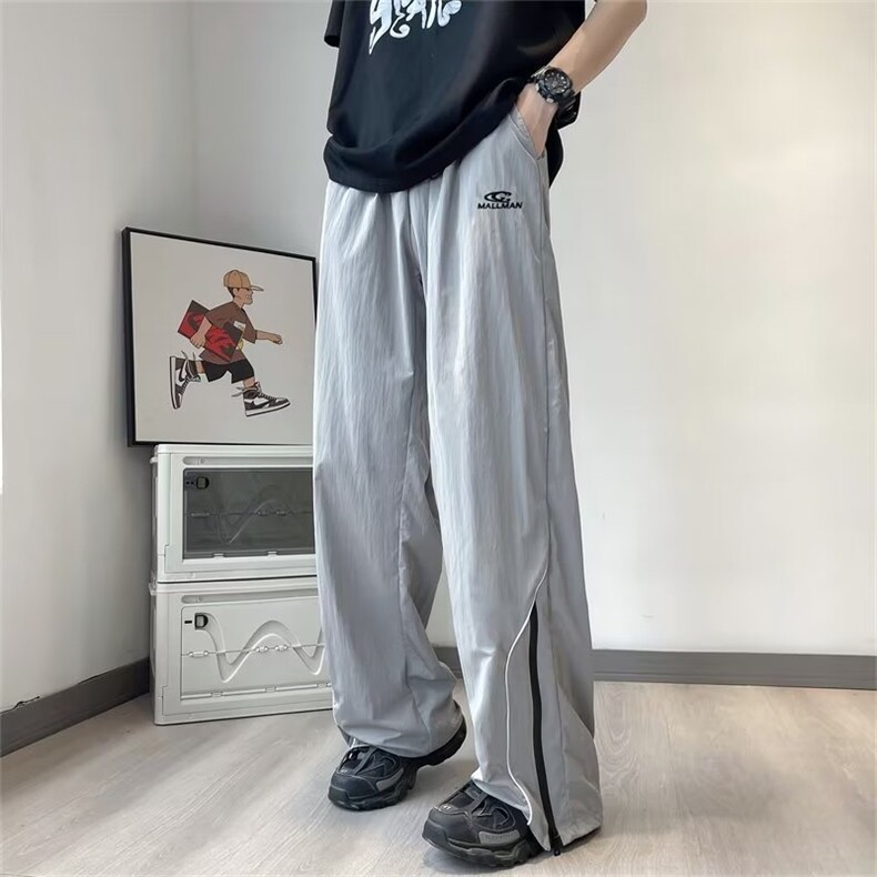 2023新款宽松休闲裤男韩版潮流百搭裤子夏季薄款长裤K0809-P36,男装休闲裤,星座308B-2