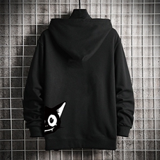 KS21035-P38连帽开衫卫衣男运动外套大码班服网格挂拍，男装卫衣，电商A040A