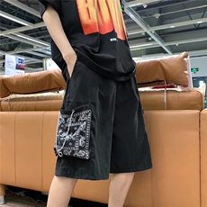 218-1-P27-DK5100夏季宽松休闲立体口袋五分裤，男装休闲裤，四季星座218-1