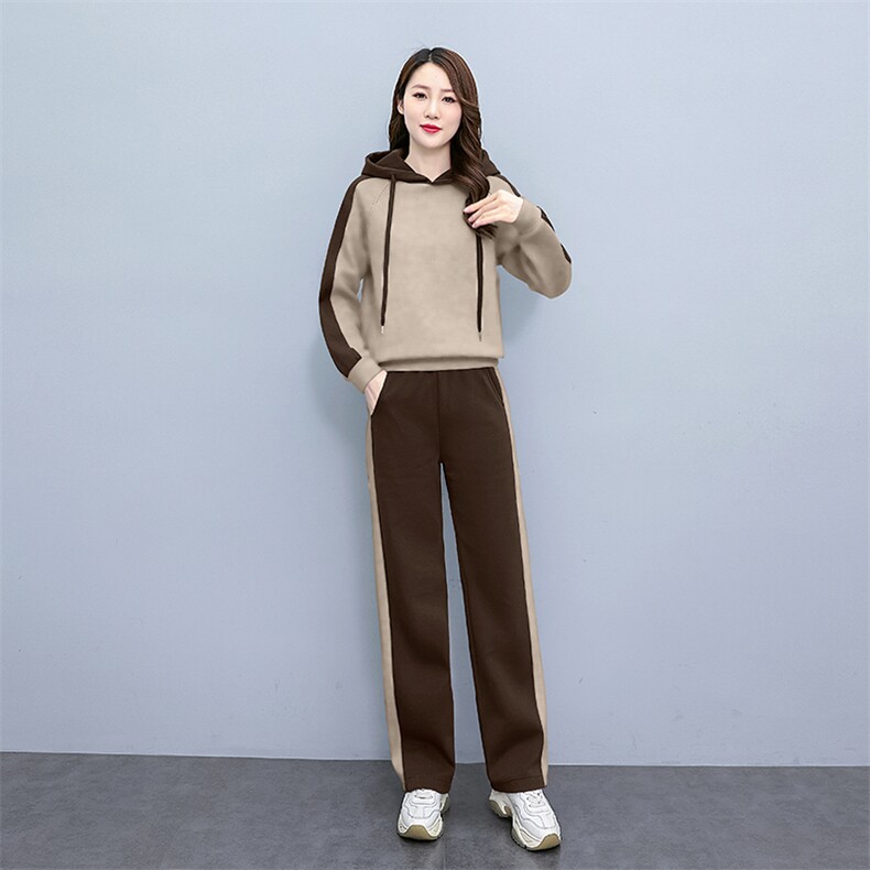 2025年春季运动套装/套裙时尚百搭显瘦气质潮流撞色,女装套装/套裙,梦依杭