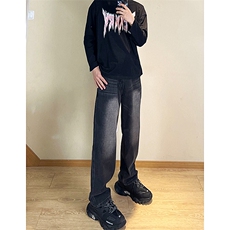A178秋冬季新款美式休闲牛仔裤男直筒宽松C66P48限价68，男装牛仔裤，电商A178