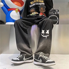 牛仔裤男宽松日系大码直筒裤NC1828P42，男装牛仔裤，星座1116-2