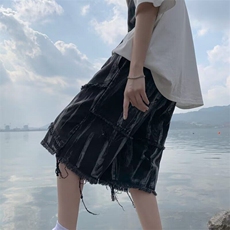 DA101-P40短裤男士夏季宽松休闲痞帅五分裤大裤衩外穿裤头潮流，男装牛仔裤，星座603-2