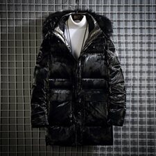 90白鹅绒秋冬季精品羽绒服男士大码中长款上衣保暖外套Y7806p380，男装羽绒服，电商A073