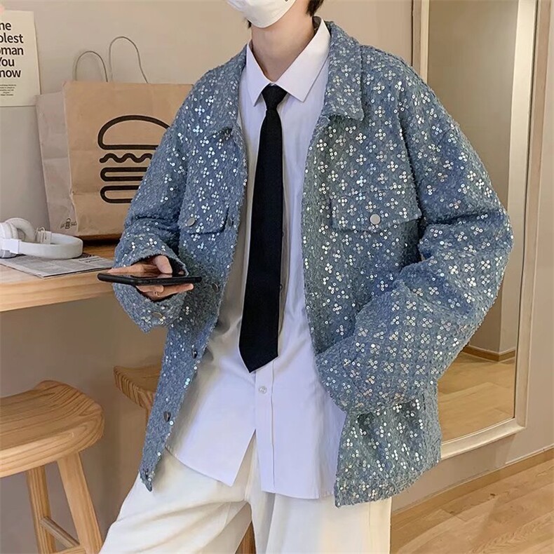 美式复古小香风外套男春秋高级感炸街男装轻奢冷淡风JT91P85,男装夹克,星座1116-2