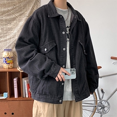 春季oversize高街宽松潮牌夹克新款韩版潮流牛仔外套男W7121-P57，男装夹克，星座512-2