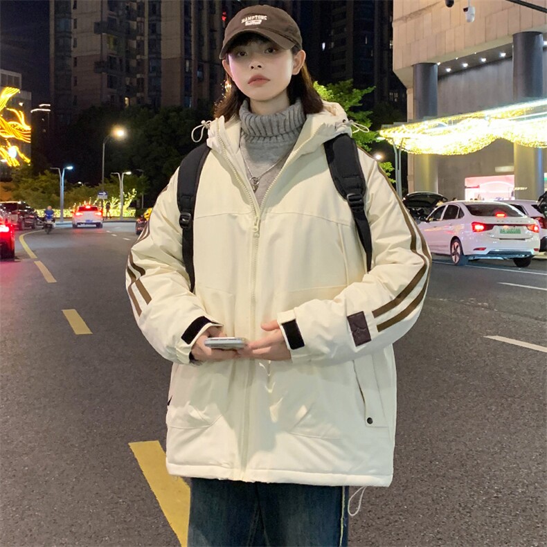 冬上新加棉加厚棉服中性保暖连帽棉衣外套男女8321-P110控价158,男装棉衣,电商A441-1