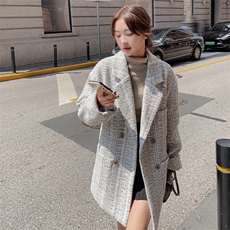 现货，小香风粗花呢料西服B081-3027-P175-K248，女装西装，浙宝276（原081）