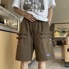 潮牌春秋印花ins宽松型五分裤文艺男潮青春流行休闲裤日系，男装休闲裤，星座716-2