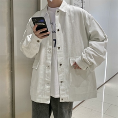 夹克男春季复古工装休闲外套宽松韩版潮流港风帅气上衣JK460-p65，男装夹克，星座1008