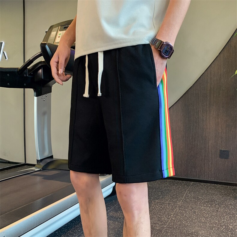 DK88P45652025夏季新款侧面织带男士五分裤短裤男休闲裤,男装牛仔裤,电商B340