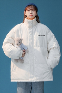！2023冬季新款男女同款棉衣情侣中性风立领棉服MY101特P78图片