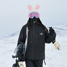 24冬时尚户外单板防水防风滑雪服男女大码加棉加厚外套M77-P160，男装棉衣，电商A001-1