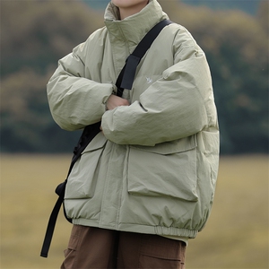 棉服男立领宽松面包服女日系新款外套潮M026-P88图片