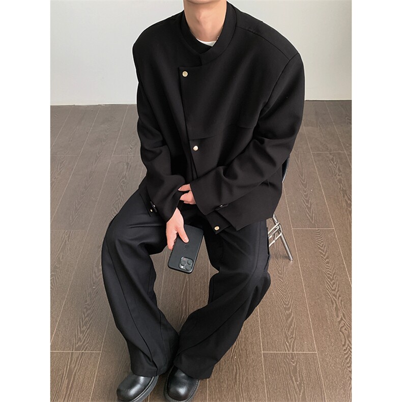 XF2607/P75春装新款现货新中式小西服男潮外套上衣,男装西服,电商A141