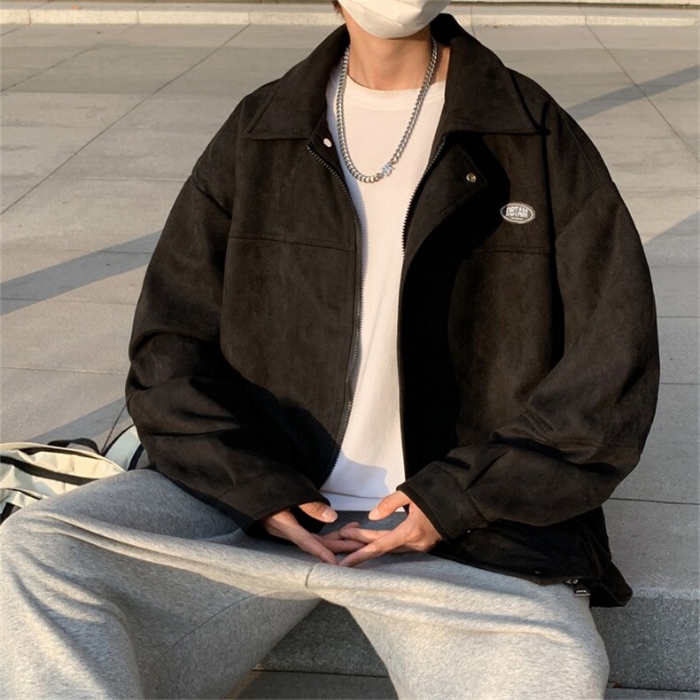 春秋季外套男潮流运动春秋夹克ins潮牌港风日系宽松上JKW03/P58,男装夹克,星座506