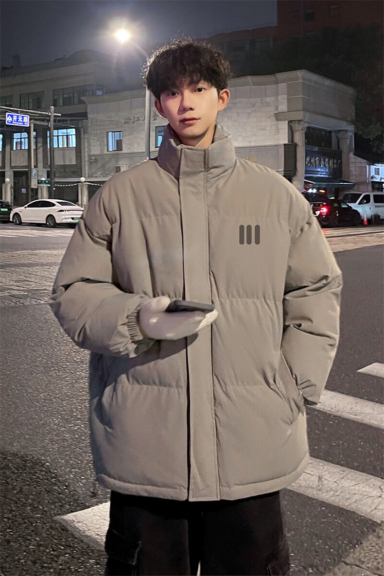 外景冬季重磅加厚面包服男潮牌宽松保暖棉衣立领外套MF00378/P90,男装棉衣,电商B316